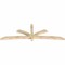 Ekena Millwork Davenport Rough Sawn Timber Gable Bracket, Douglas Fir, 108"W x 36"H x 4"D x 4"F, 8/12 Pitch GBW108X36X0404DAV00RDF - alternate 5